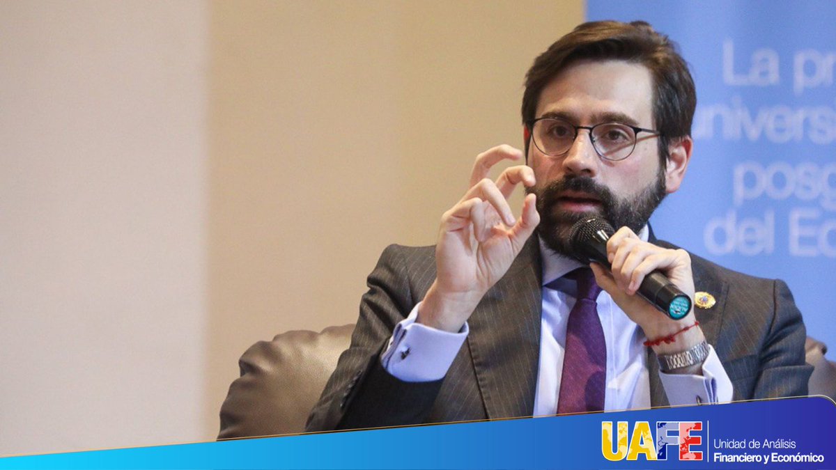 UAFE_EC's tweet image. 🧵En la mesa académica que se desarrolla por los #51AñosDeTrayectoria del @IAENUniversidad, el director general de la #UAFE, Roberto Andrade, expuso sobre el #Terrorismo, sus características y los mecanismos nacionales e internacionales de lucha contra este delito.