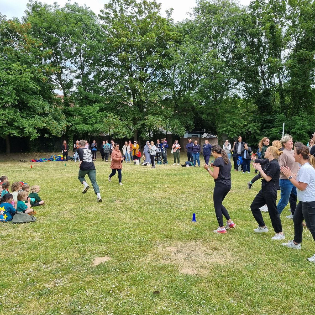 Amazing sporting skills and determination at the Reception Sports Day this afternoon (including in the parents and carers tug-of-war and relay race!) #Proud2beGT