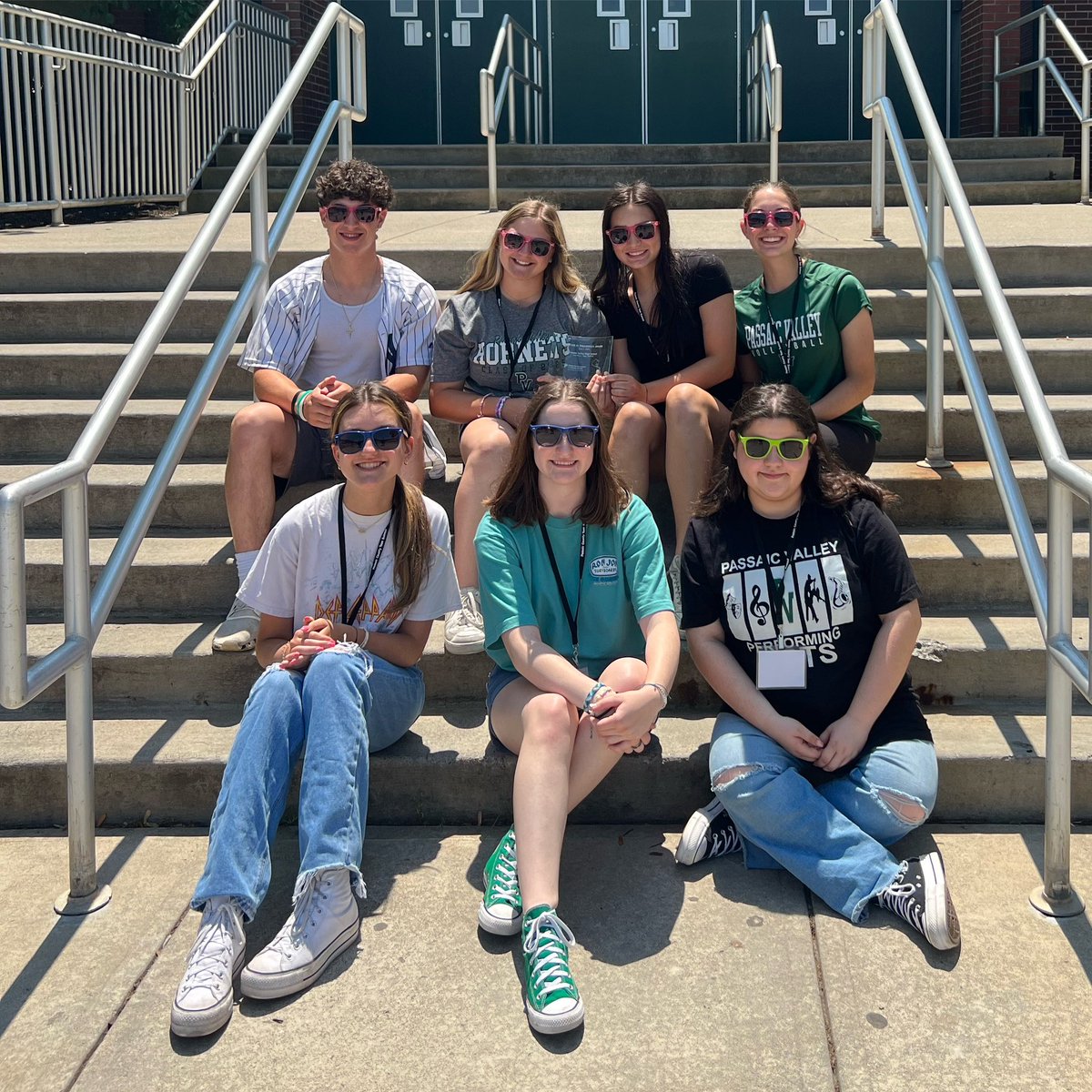Congratulations to this talented group of students on taking home 2nd place at the Passaic County Teen Summit with their mental health PSA! #SwarmUp