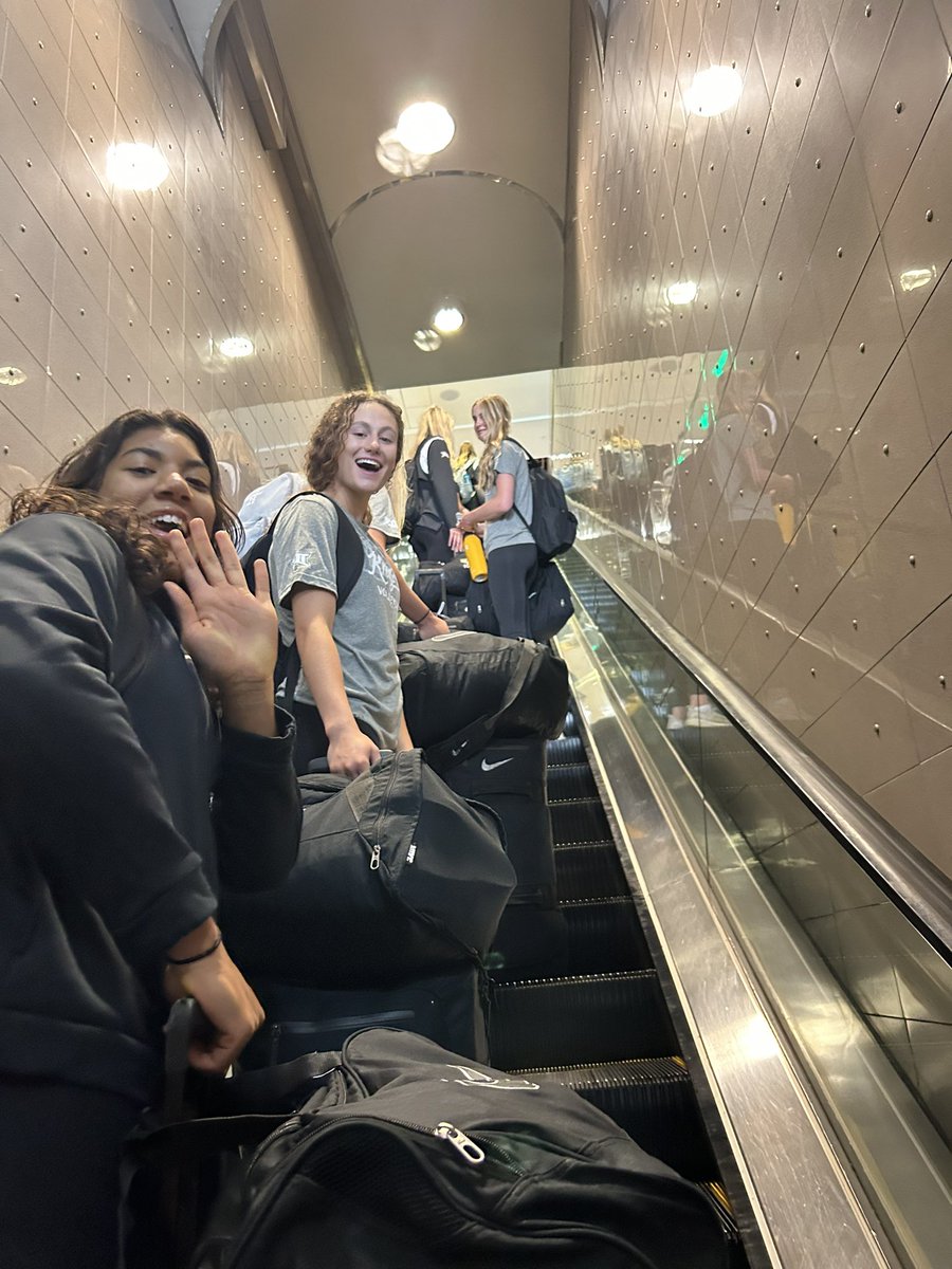 First stop at airport… food