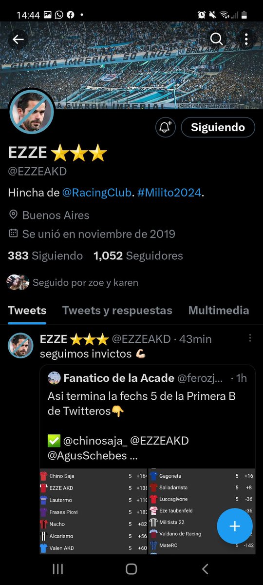 fedejuncoss's tweet photo. @EZZEAKD 🙏🙏🙏🙏 https://t.co/6FMp8uz5po