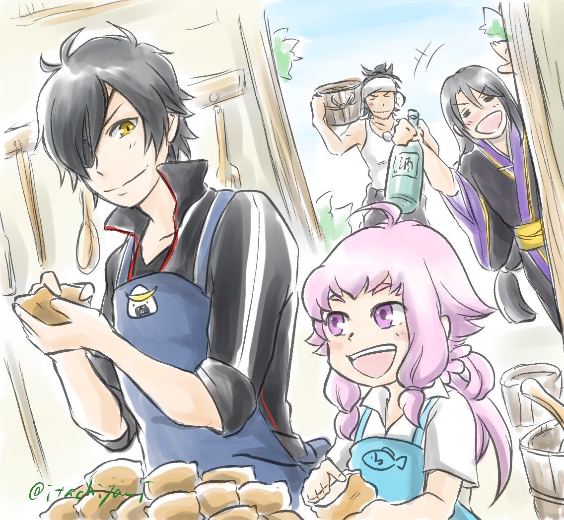 Yes!露天風呂!! そして二次創作ではあたかも実在して当然くらいの頻度で描かれ、公式スピンオフとしては無双で実装されている「厨当番」的なの自本丸に欲しいのだぞ。