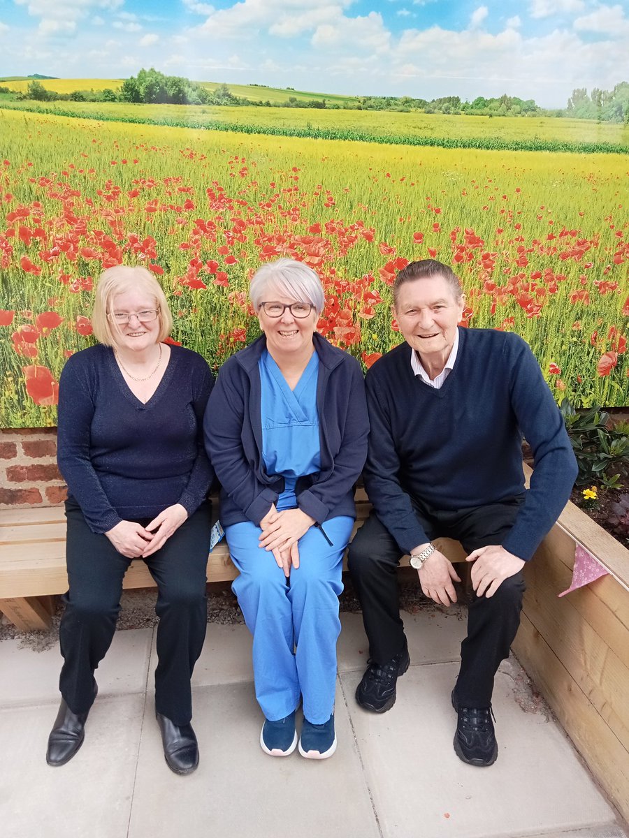Allison Keegan (@allisonkeegan9) on Twitter photo One of our ex-patients who inspired the garden just happened to come & see me today too!
Victor has become a <a href="/NorthMcrGH_NHS/">North Manchester General Hospital</a> celebrity since starring in the opening ceremony video - pictured with permission with & his lovely wife Sue <a href="/CSScritcare/">Critical Care</a> One of our ex-patients who inspired the garden just happened to come & see me today too!
Victor has become a <a href="/NorthMcrGH_NHS/">North Manchester General Hospital</a> celebrity since starring in the opening ceremony video - pictured with permission with & his lovely wife Sue <a href="/CSScritcare/">Critical Care</a>