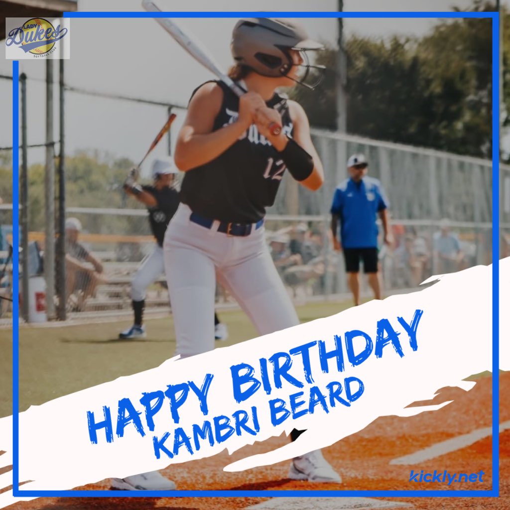 WVDukesFouts14U's tweet photo. Join us in wishing our #12 Kambri Beard a very Happy 14th Birthday today!  Have a fabulous day Kam! 🎉🎊 https://t.co/NW4nd0zI82