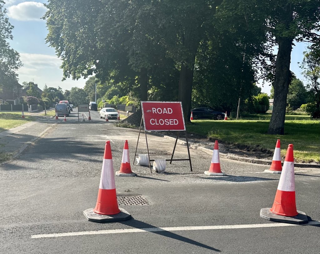 Some diversions are in place this week in #Springwood so repairs can be made to Woolton Road‘s junction with Longcroft Avenue. Thank you to the residents who’ve contacted me about this issue. Really pleased to see work being carried out. #SpringwoodMatters #OurCommunityMatters
