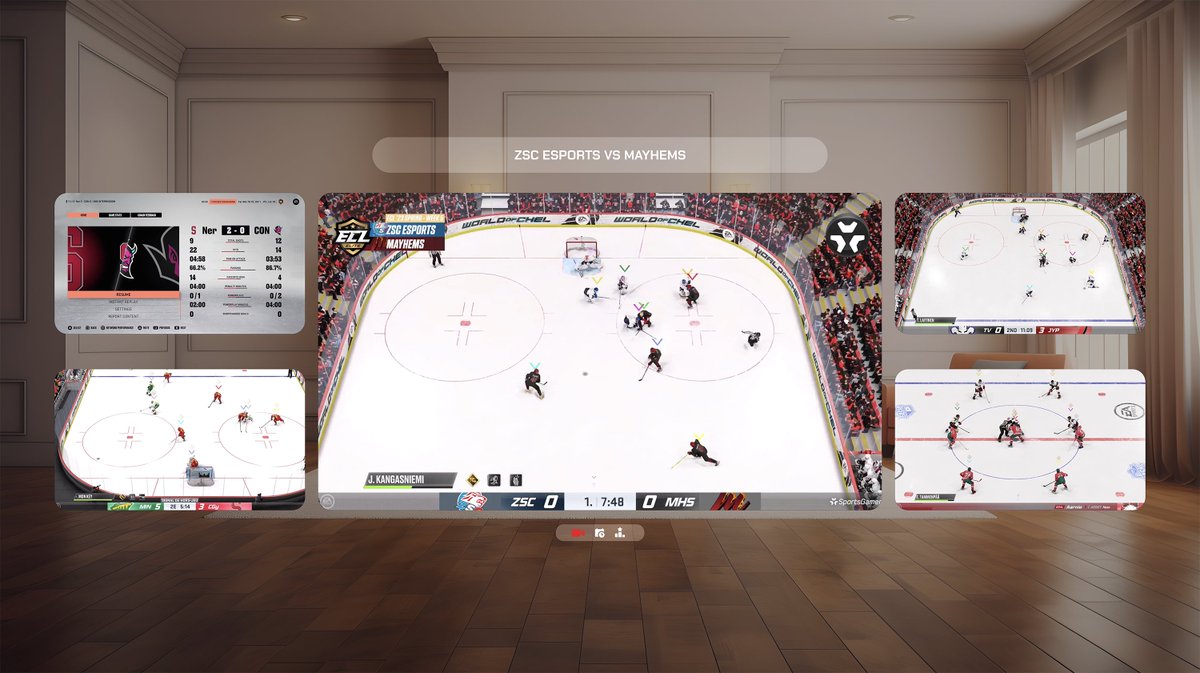 The <a href="/Apple/">Apple</a> headset news has been consuming my thoughts along with all the potential possibilities for esports broadcasts. 

Imagine watching a multiview along with real time stat / player information? The possibilities are endless and I can't wait to get developing!