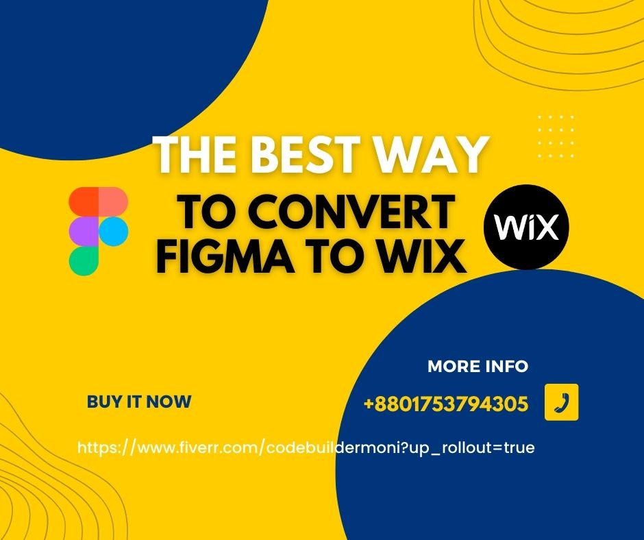 CodebuilderMon1's tweet image. Export assets: In Figma, export all the required assets (images, icons, fonts, etc.) that you'll need for your Wix website.
#figmaTowix
#wixDesign
#redesignWix
#wixExpert
Hire me: fiverr.com/s/8VmwdE