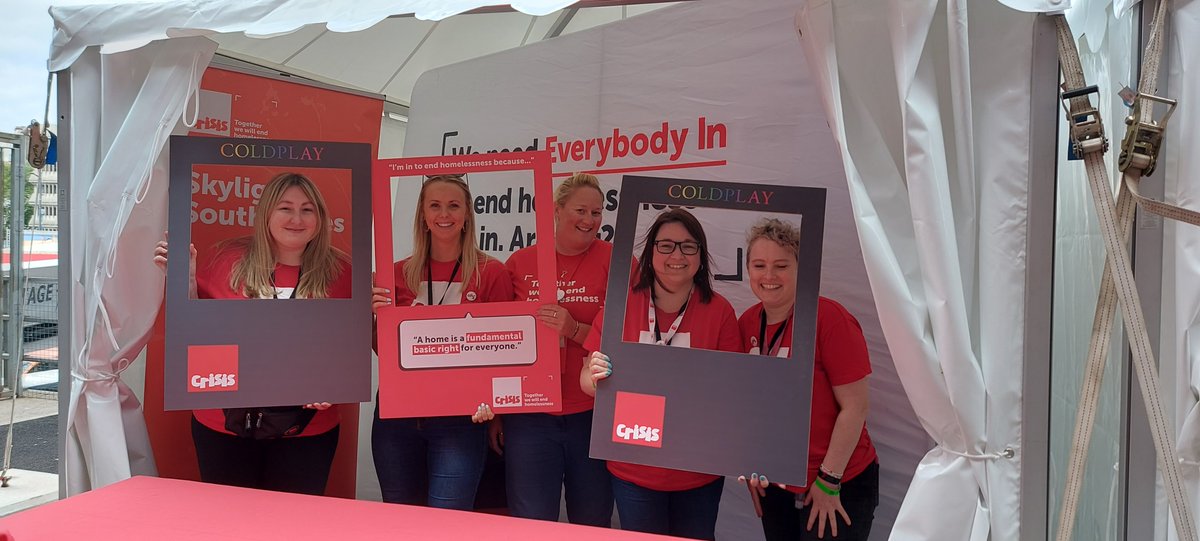 Chatting to lots of people @principalitysta @coldplay for @crisiswales #endhomelessness