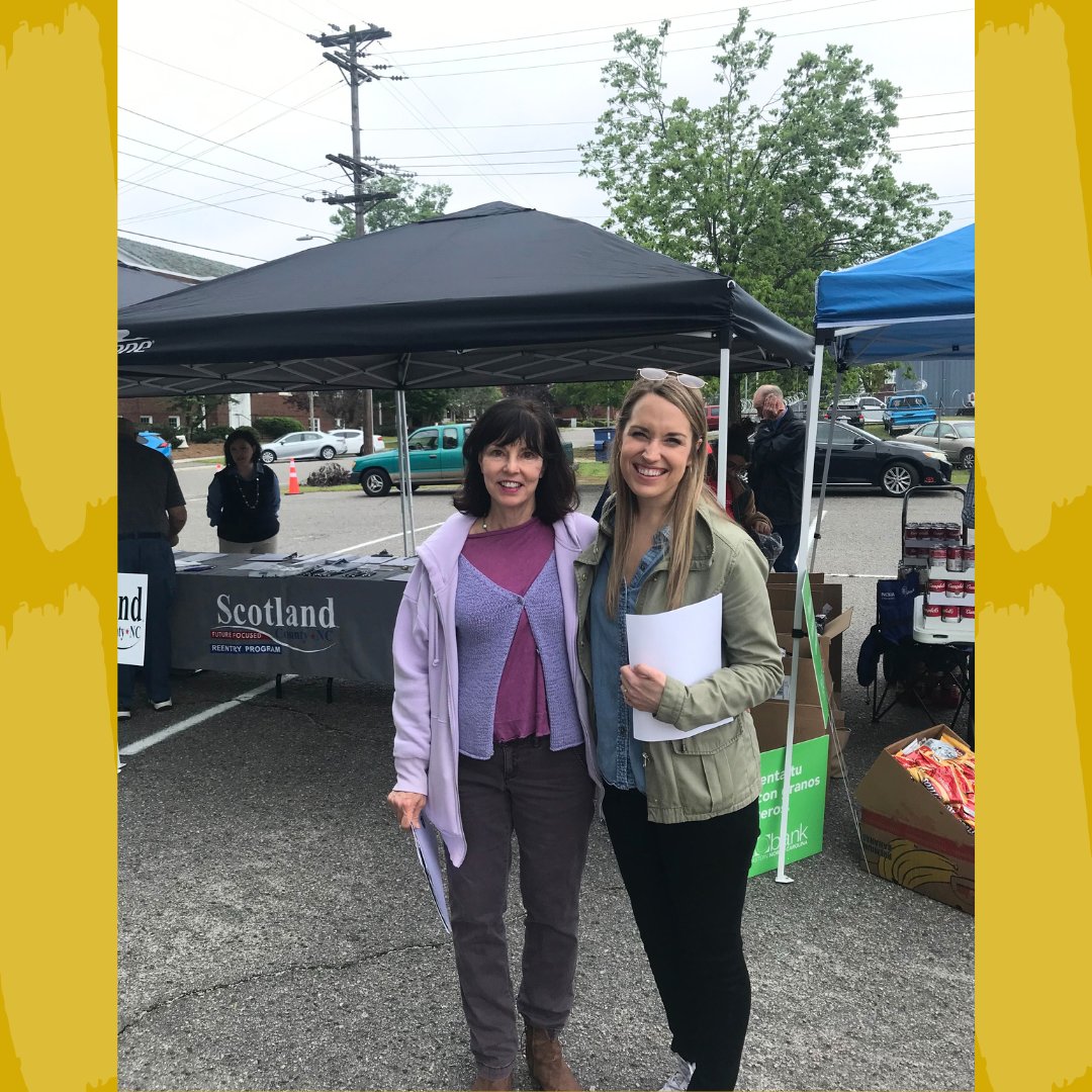 Lynden &amp; Anna @ Scotland County's Reentry Day - they were able to connect w/a wide range of community partners about R3, a new HV project focusing on the unique needs, challenges, and stories surrounding reentry in a rural context. Holding the first visioning circle this weekend!