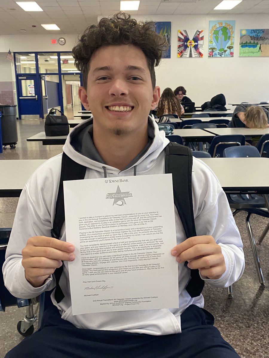 khsChiefPride's tweet photo. Yes!!! Another Chiefs Baseball Shout Out to Kyle Sparks for being selected to play in the *TowneBank 2023 All Tidewater Classic* baseball game Mon June 12 at 6pm at ODU presented by local star and former major leaguer Michael Cuddyer.
What an honor Sparky! 💪🏼⚾️
@kempsactivities https://t.co/MCG9AUJLNB
