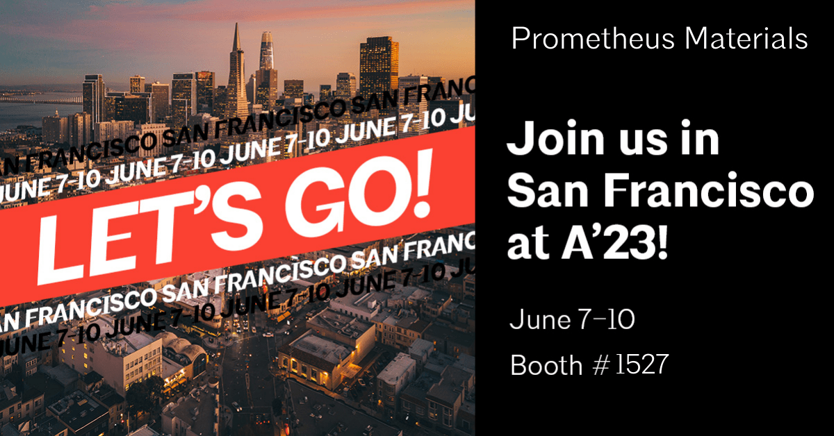 prometheusmats's tweet photo. We're proud to be exhibiting at @AIANational's #A23 Conference, June 7-10 in San Francisco! 🌁

Visit our team at Booth 1527 to learn how we're helping transform construction into a zero-carbon industry with our revolutionary #biocement and #bioconcrete.

https://t.co/LrFtjzGs0J https://t.co/4MehB7Q4L1