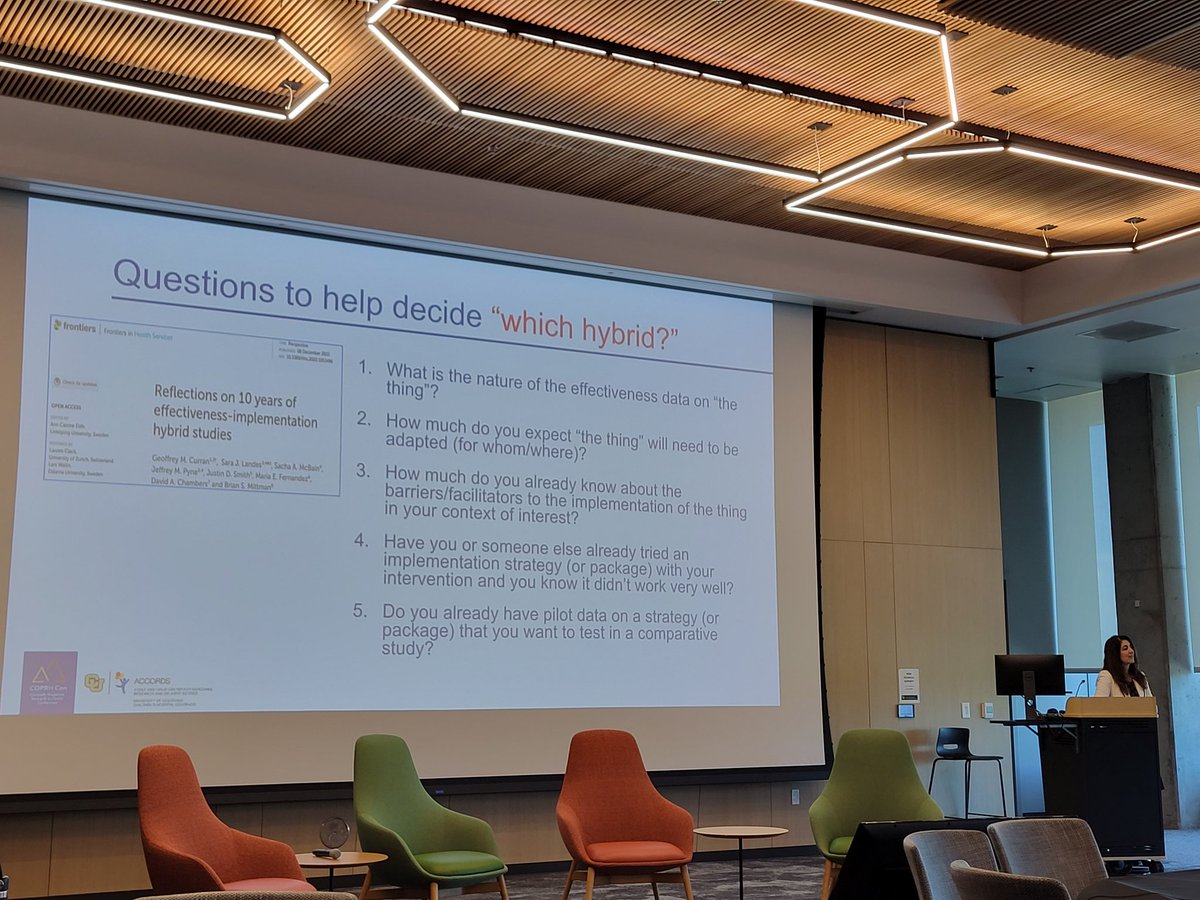 Bethany Kwan, PhD, MSPH (@bethanykwan) on Twitter photo A great slide from <a href="/Maria_e_prof/">Maria E. Fernandez, PhD</a> at #COPRH23 on questions to ask yourself when planning a hybrid implementation-effectiveness study. Which hybrid type?? A great slide from <a href="/Maria_e_prof/">Maria E. Fernandez, PhD</a> at #COPRH23 on questions to ask yourself when planning a hybrid implementation-effectiveness study. Which hybrid type??