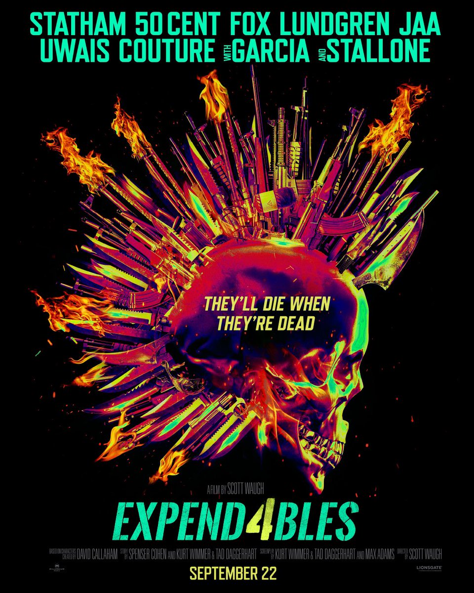 First poster for ‘EXPEND4BLES’.

Trailer releases tomorrow.