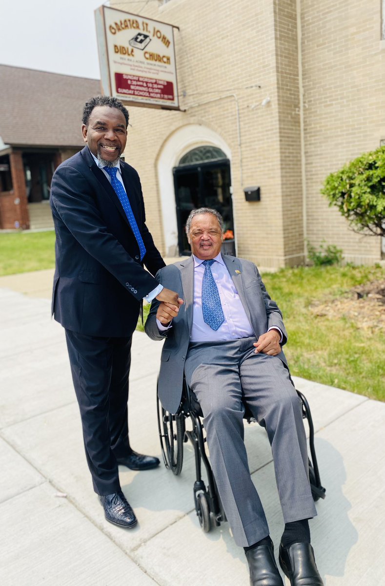 IraAcree's tweet photo. @RevJJackson stopped by Sunday! Oh how excited I was to see him! I read about him in Black History as a kid, and I trained under him as a young civil rights advocate. You can’t keep a good man down! Please keep him in your prayers. https://t.co/UqGiit9oLh