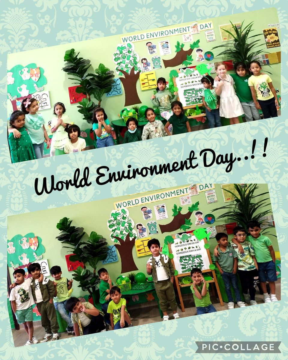 Vallarie Francis (@vallarieajish) on Twitter photo #KG2AStunningSeahorses wishing everyone a clean green #EnvironmentDay2023 <a href="/NMSKindergarten/">NMS Kindergarten</a> <a href="/MichelleVerghe1/">Michelle Verghese</a> #KG2AStunningSeahorses wishing everyone a clean green #EnvironmentDay2023 <a href="/NMSKindergarten/">NMS Kindergarten</a> <a href="/MichelleVerghe1/">Michelle Verghese</a>