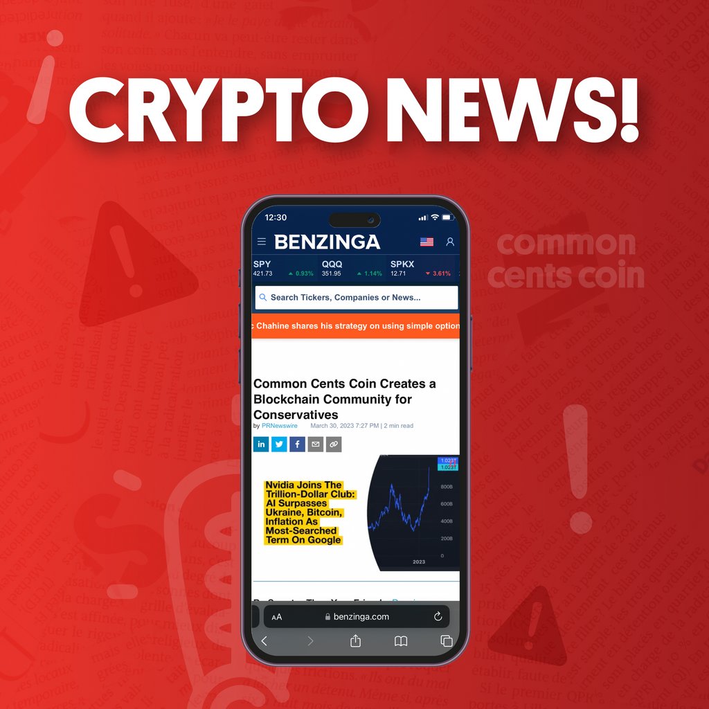 🚀 We're making waves in the crypto world. Check out our feature on Bezinga! 

Read more ➡️ rb.gy/cyq61

#CommonCentsCoin #CryptoNews #ConservativeCrypto