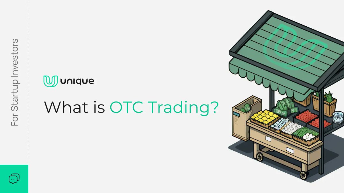 1/ What is over-the-counter (OTC) trading in startup investing? 📈

It allows investors to buy and sell shares directly with each other, functioning as a peer-to-peer exchange for startup investments.

#startupinvesting #OTCtrading