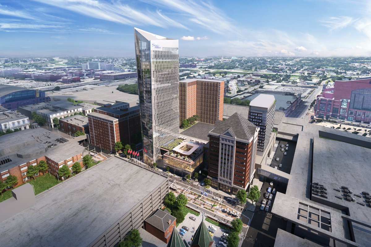 Huge win for Indy. Our skyline gets a beautiful addition. Our biggest conventions get the downtown rooms they have been begging for. Plus, it allows us to activate both the south and north campus to maximize convention business opportunities.

Cheers to a bright future! #LoveIndy