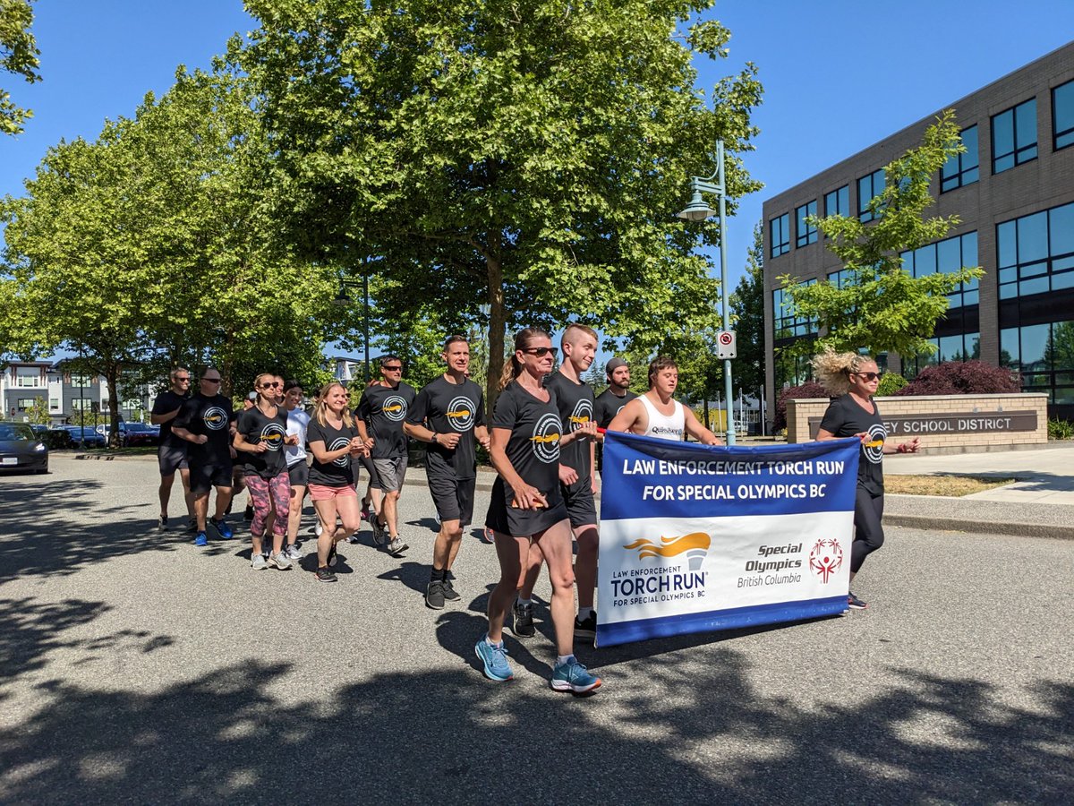 LangleyRCMP's tweet image. Thank you to everyone who donated and cheered on the runners at the 2023 Law Enforcement Torch Run! 

Funds raised will support Special Olympics BC athletes.

#langley #rcmp #langleyrcmp #langleypolice #bcrcmp
