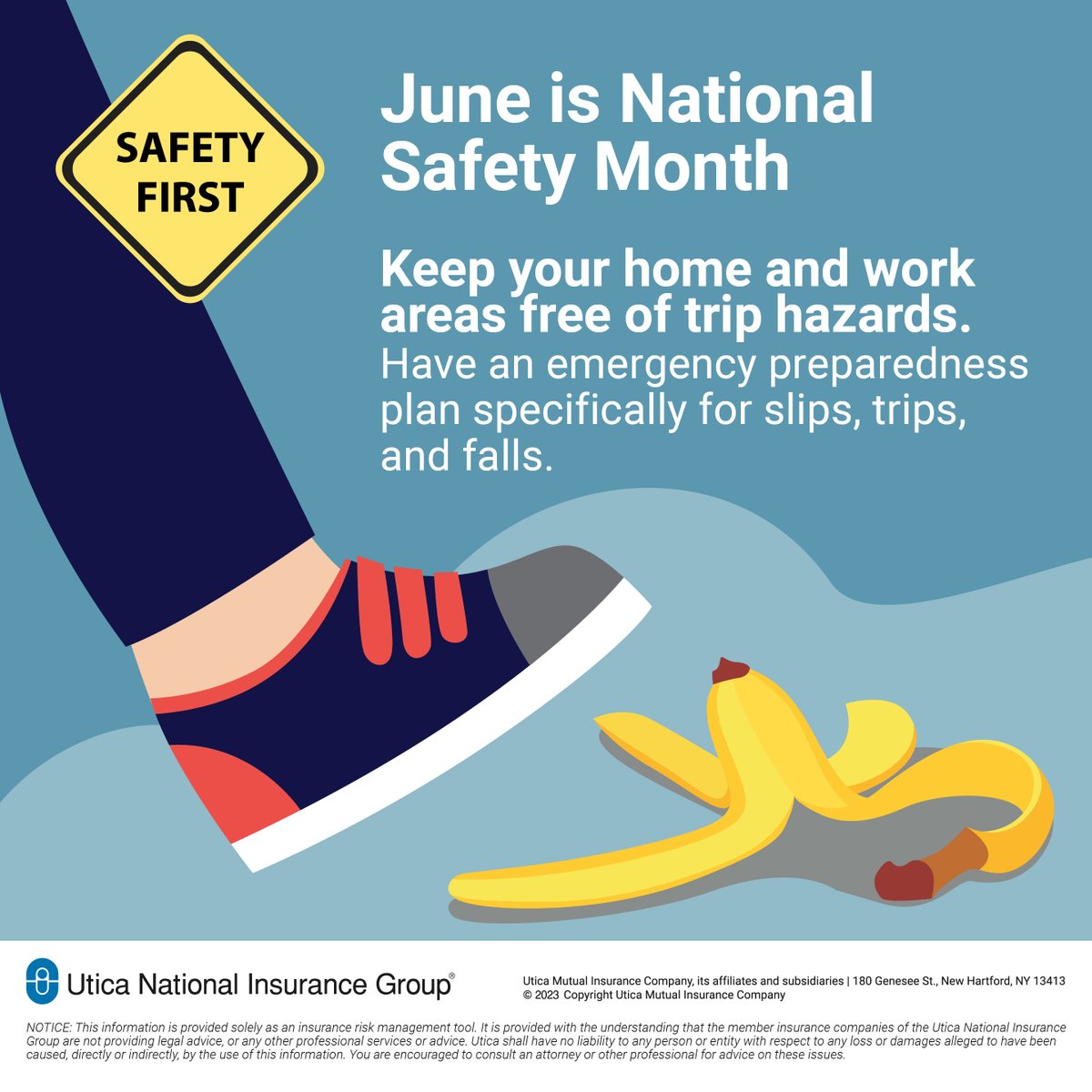 June is National Safety month and knowing what to do when someone falls is vital, but prevention is key to keeping yourself, visitors, and employees safe. 

#NationalSafetyMonth #Safety #FallPrevention