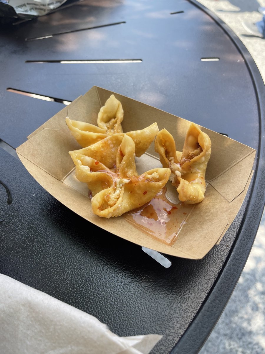 sometimes baby is the epcot flower and garden crab wontons