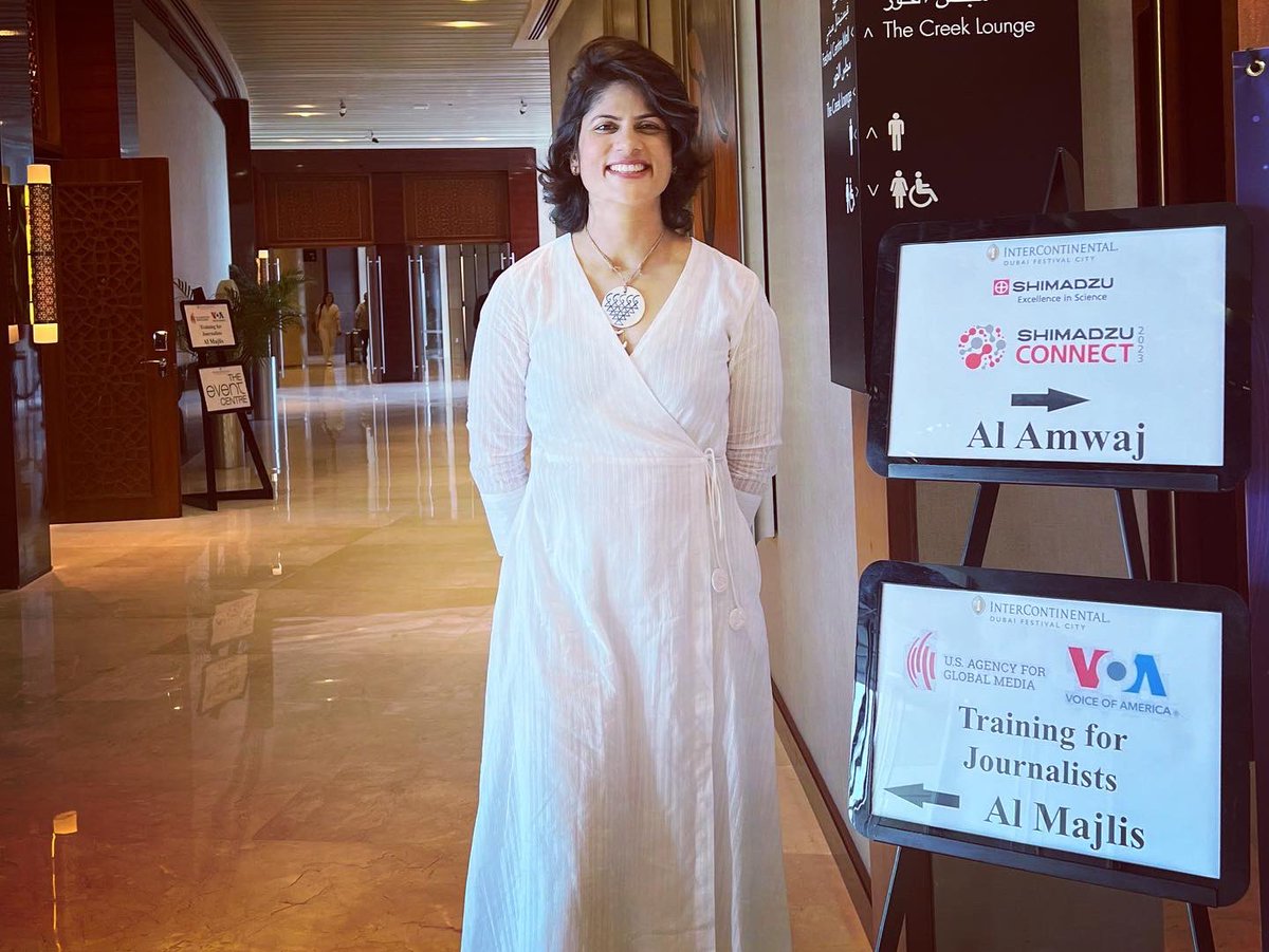 shilpibatra's tweet photo. A humble beginning with @VOANews a news network and international radio broadcaster of the US as their Freelance Digital Media Correspondent. 

Last few days have been extremely enriching and growth oriented with insightful training organised by VOA in Dubai, UAE
#gratitude https://t.co/1qVVxnzEe9