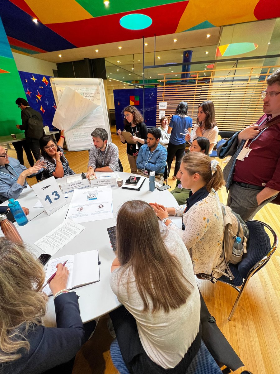 datadrivenlab's tweet photo. From @kburley_ - "It was amazing to hear such a variety of perspectives on how to promote #accountability of actions from Non-Party Stakeholders! Christian and I were able to contribute to the round table discussion during the Global Stocktake World Cafe event." #SB58 https://t.co/bx015ExBgx