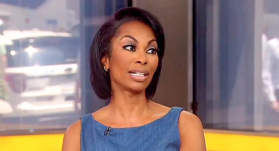 OccupyDemocrats's tweet image. BREAKING: FOX News host Harris Faulkner plays the victim, tells her gullible Republican viewers that she was thrown out of a restaurant by a furious manager for simply praying over her food. 

The problem is that she is now being accused of making it all up because she