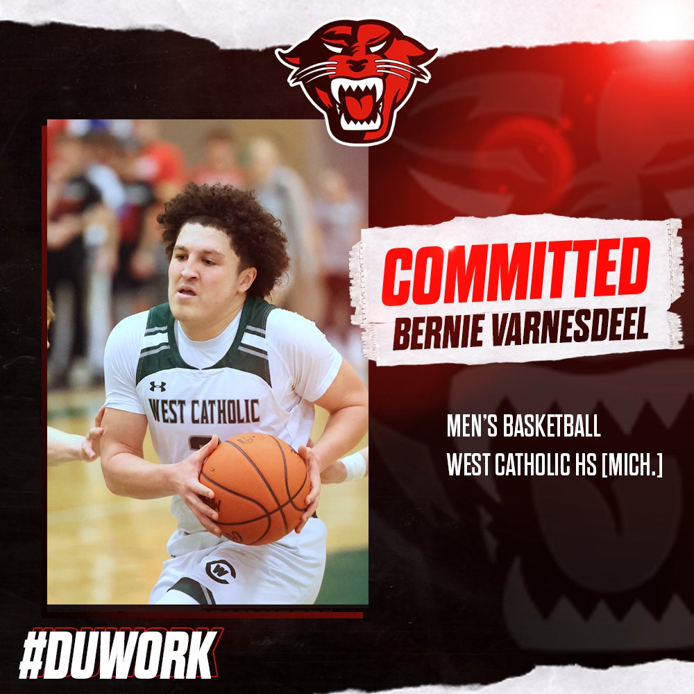 Men's Basketball Signing

Congratulations to Bernie Varnesdeel on his commitment to compete in basketball at Davenport University! Varnesdeel comes to DU from West Catholic High School in Grand Rapids, Michigan.

#DUWork
@DU_MensBBALL