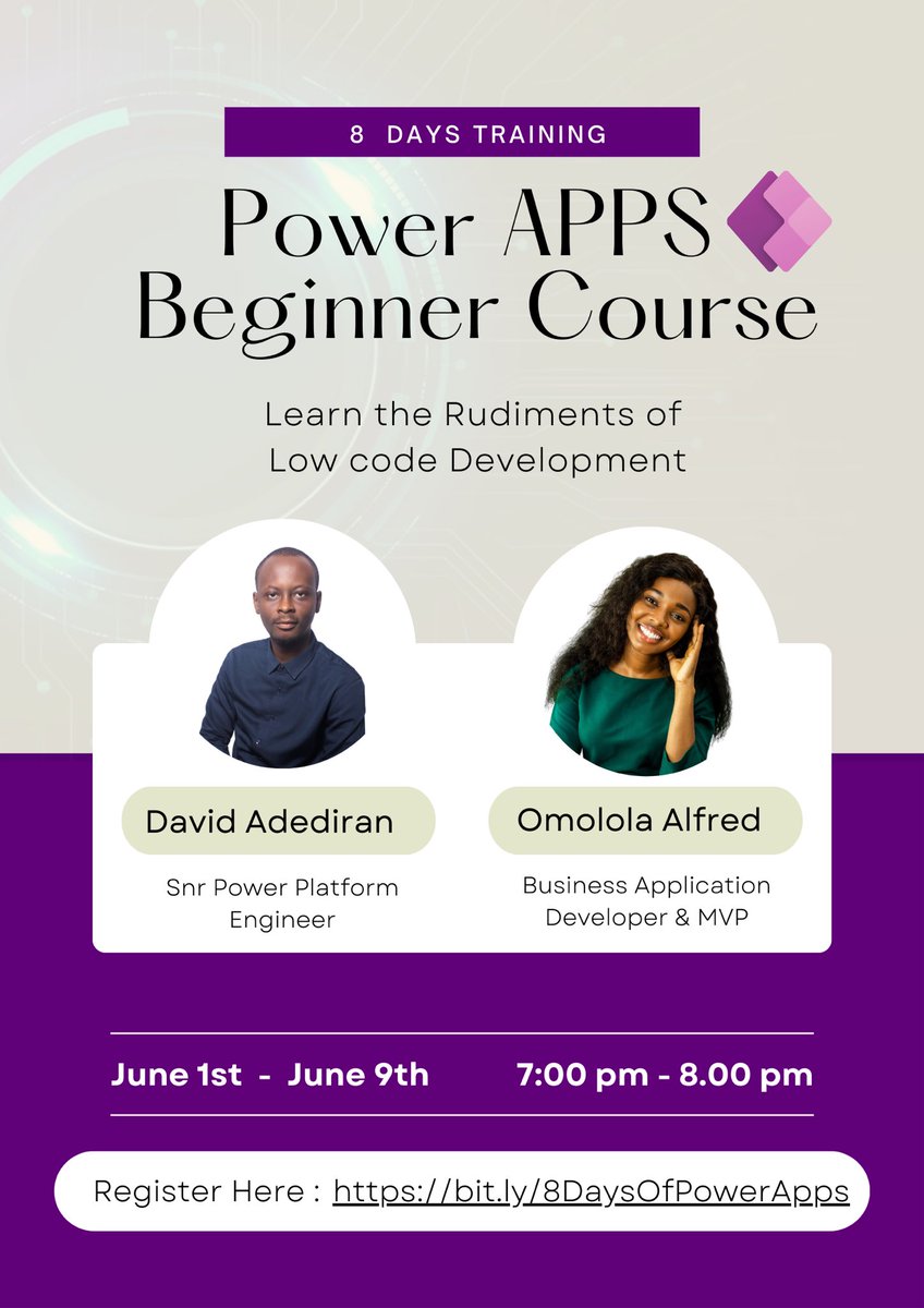 omololaalfred_'s tweet image. Day 5 of Power Apps beginner course.

 We learnt variables &amp;amp; how to make Popups in power Apps yesterday!

What will we learn today? Join join
youtube.com/live/lnhcZMG_o…

#8daysOfPowerApps