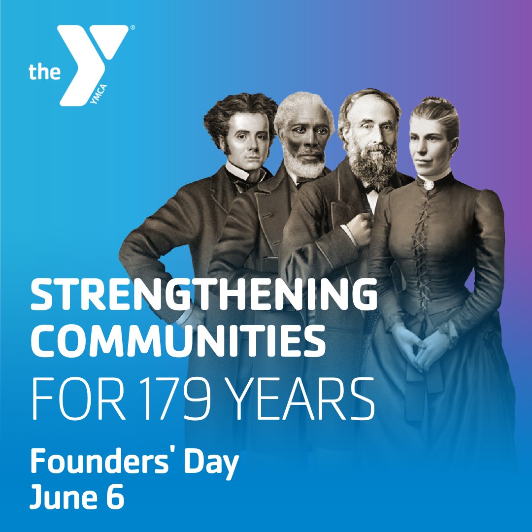 YMCA_Boston's tweet photo. Itβs #FoundersDay! π On this date in 1844, George Williams & 11 other young men held a meeting in London that would lead to the founding of the #YMCA. For over 170 years, the Y has worked to strengthen communities.β€οΈ #yforall #equity #hungerprevention #brightfutures #ymcaboston https://t.co/w6bWQY1mRi