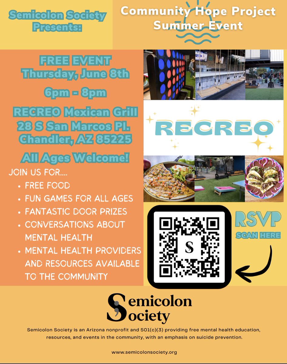 Community Event THIS Thursday- a great opportunity for families to connect and converse about mental health, join us for FREE food and games too! eventbrite.com/e/community-ho…