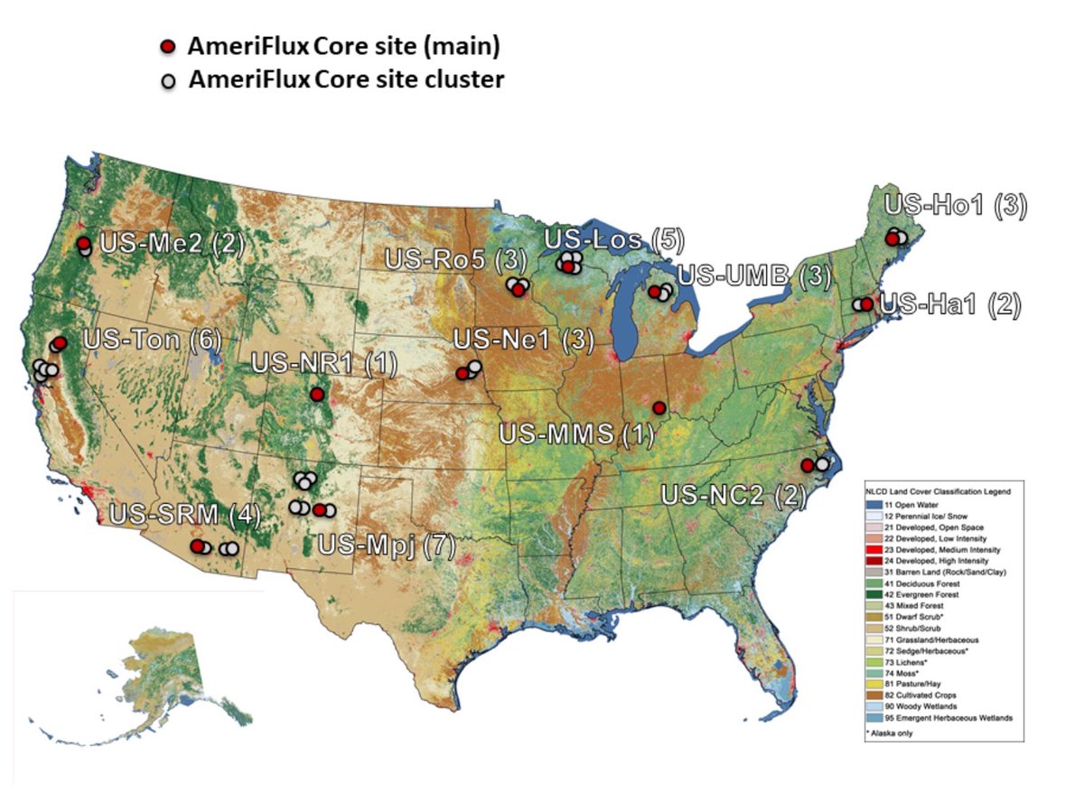 Do you use <a href="/AmeriFlux/">AmeriFlux</a> data? Spend 5 minutes on this google survey (tinyurl.com/ameriflux-core…) to provide feedback to AMP on the Core Sites program! Responses from all career stages and countries welcome! <a href="/Fluxnet_ecn/">FLUXNET Early Career Network</a> @fluxnet_coop