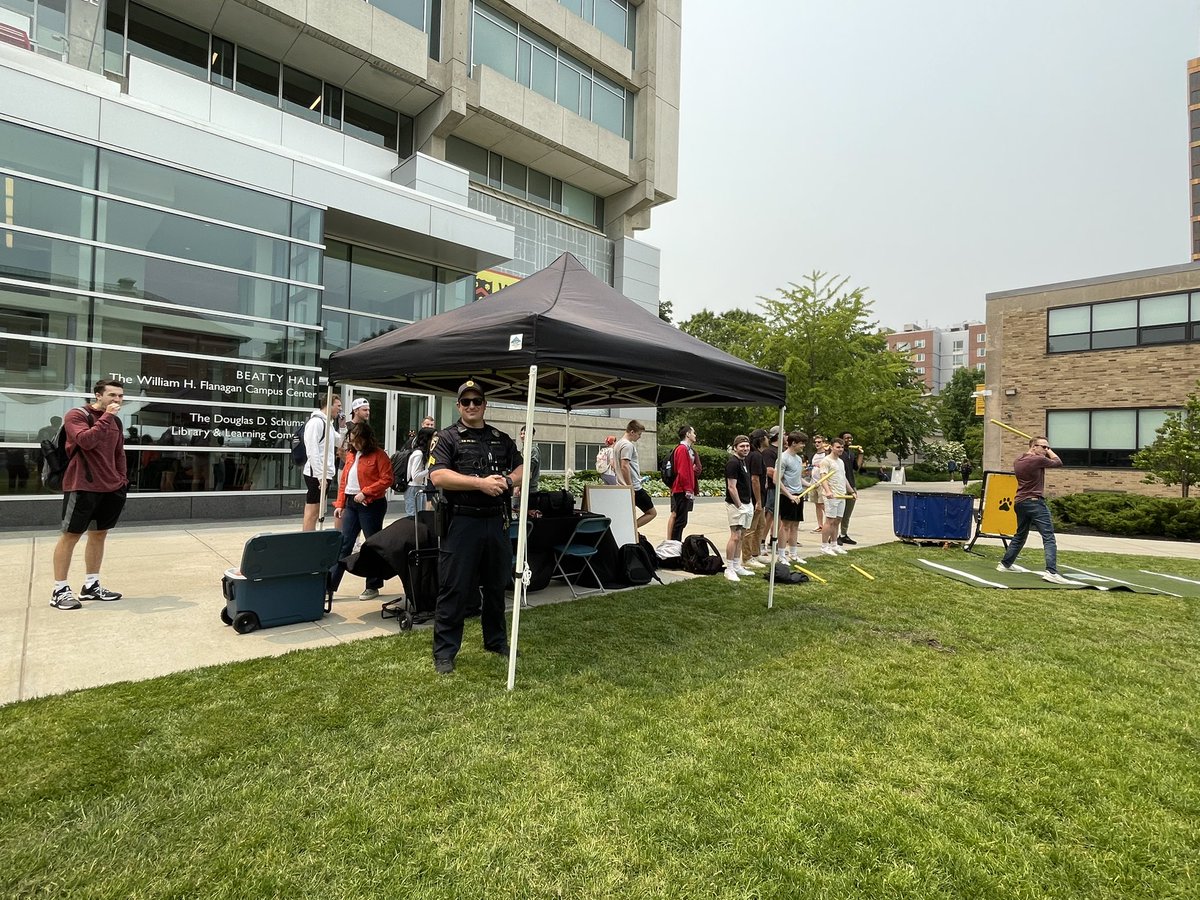 Wentworth PD was happy to sponsor snacks for another successful wiffleball home run derby with @witstudentlife. #funsummeractivities #buildingpartnerships