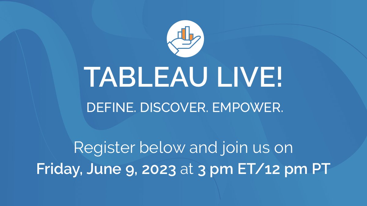 BoulderInsight's tweet image. Get all of your Tableau questions answered for FREE: June 9th Tableau LIVE! Register here: bit.ly/3IWqC12 #tableau