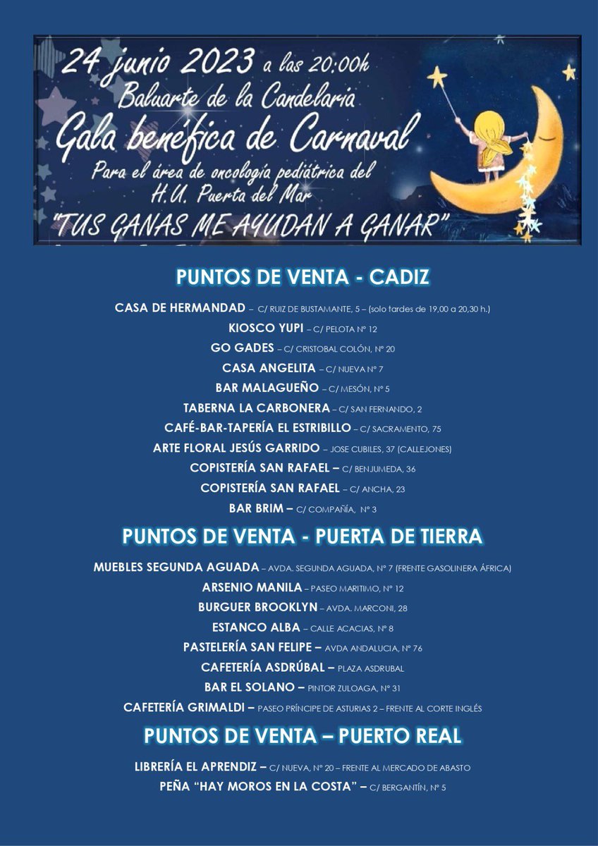 ACTUACIONES

📍Baluarte de la Candelaria
📅24 de Junio
🕢20:00
🎟️12€

#carnavaldecadiz #lacomparsadenenecheza #unacomparsadetodalavida #loscolaores