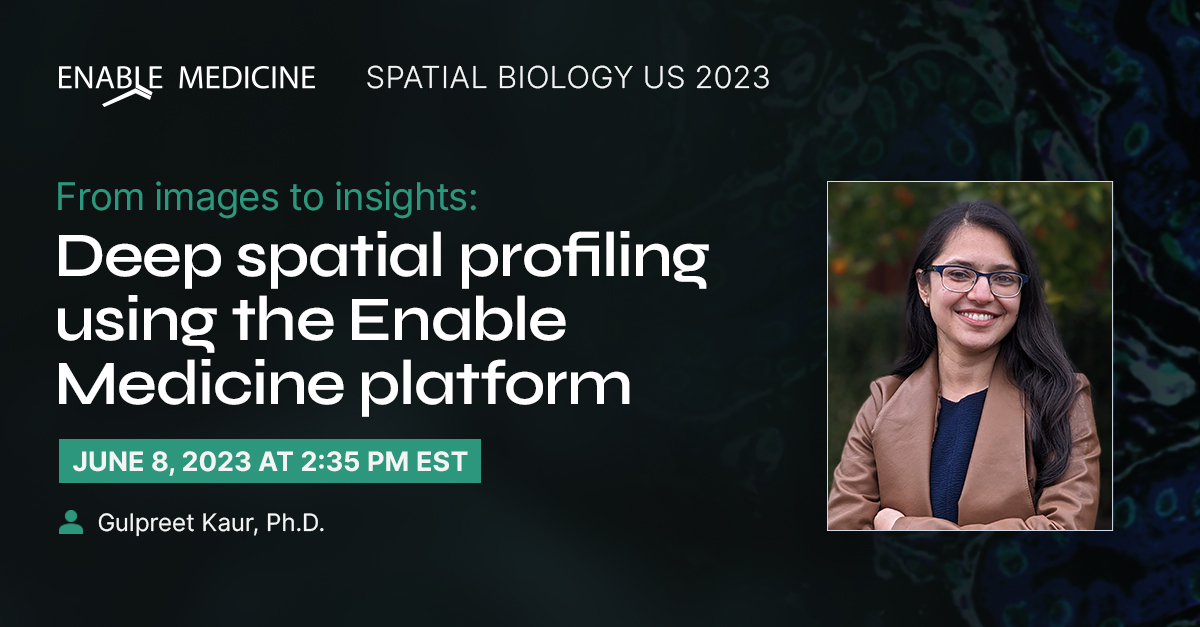 Discover how spatial analysis of a 51-plex immunofluorescence panel
reveals cell-to-cell interactions in different disease states. Join our
presentation at #SpatialBiologyUS on June 8th at 2:35 pm EST.

hubs.li/Q01RpwSH0

#SpatialBiology #MultiModalData