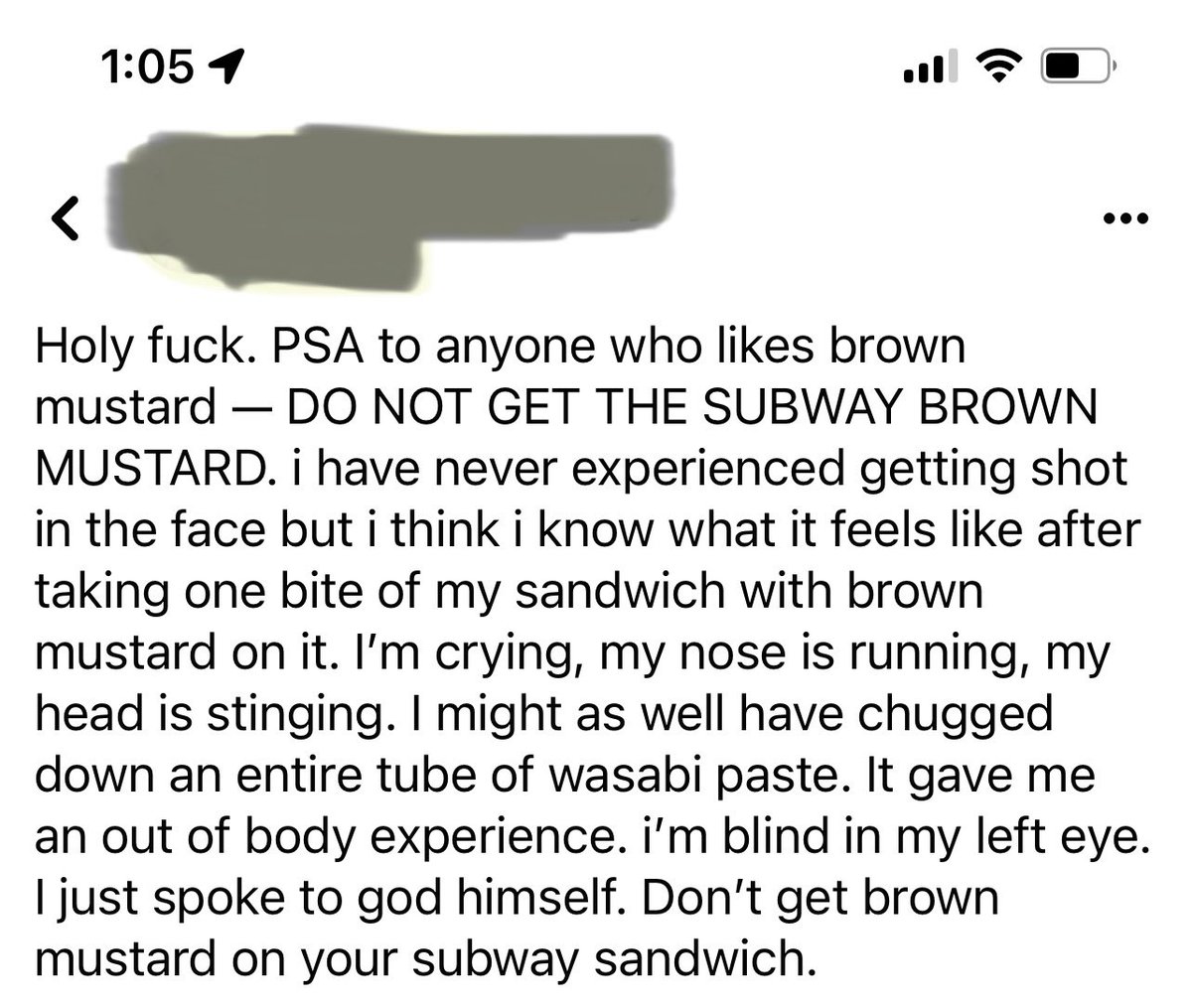 BeachBound_MM's tweet photo. Brown mustard PSA 😂 https://t.co/6On2ecBY05