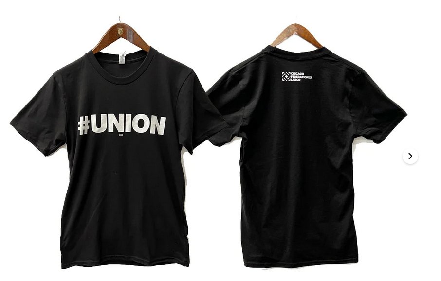 What's one way to let everyone know you're a hardcore trade unionist?

Wearing a #Union T-Shirt!

Available at proudunionstore.com!
