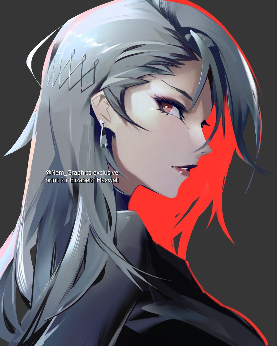 「Sae Niijima print I did for her VA, Eliz」|Nem🖤のイラスト