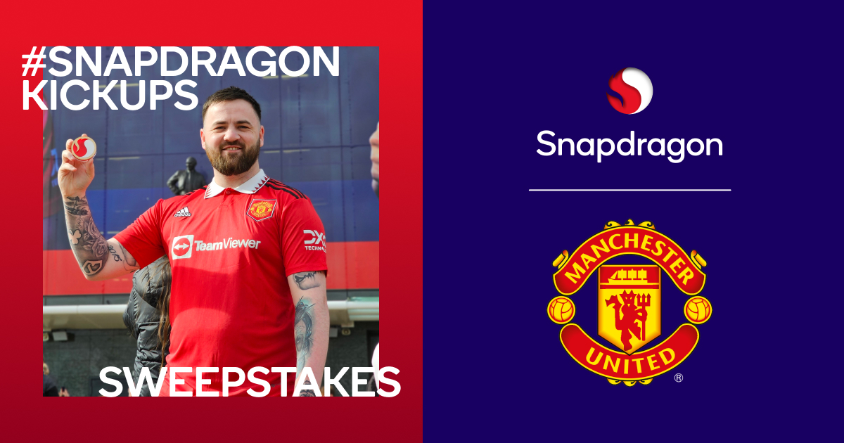Snapdragon (@snapdragon) on Twitter photo ⚠️ There’s less than one week left to share your #SnapdragonKickUps video. Enter now for a chance to win a trip to watch <a href="/ManUtd/">Manchester United</a> play at <a href="/SnapdragonStdm/">Snapdragon Stadium</a> + a premium smartphone with #Snapdragon. Details: bit.ly/42fVrVx ⚠️ There’s less than one week left to share your #SnapdragonKickUps video. Enter now for a chance to win a trip to watch <a href="/ManUtd/">Manchester United</a> play at <a href="/SnapdragonStdm/">Snapdragon Stadium</a> + a premium smartphone with #Snapdragon. Details: bit.ly/42fVrVx