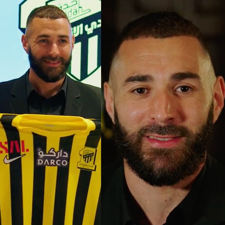 InvictosSomos's tweet photo. ¡¡COMPLETAMENTE OFICIAL!! ¡¡ÚLTIMA HORA!! Karim Benzema es el FICHAJE ESTELAR del Al Ittihad. Después de 14 cursos en el Real Madrid, el histórico delantero francés se suma al actual campeón de Arabia Saudita. Contrato hasta 2026 (dos años + un año opcional). Un salario por temporada de unos 200 MILLONES DE EUROS. Volverá a encontrarse con Cristiano Ronaldo, aunque esta vez como rivales directos.