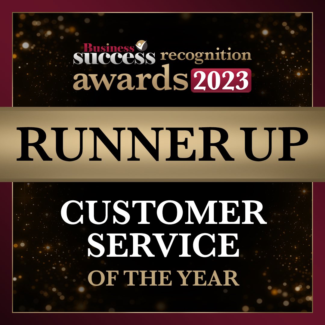With thanks to the <a href="/BizsuccessmagUK/">Business Success Network & Magazine</a> for this kind recognition and our clients for making this possible … #CustomerService #RunnerUp