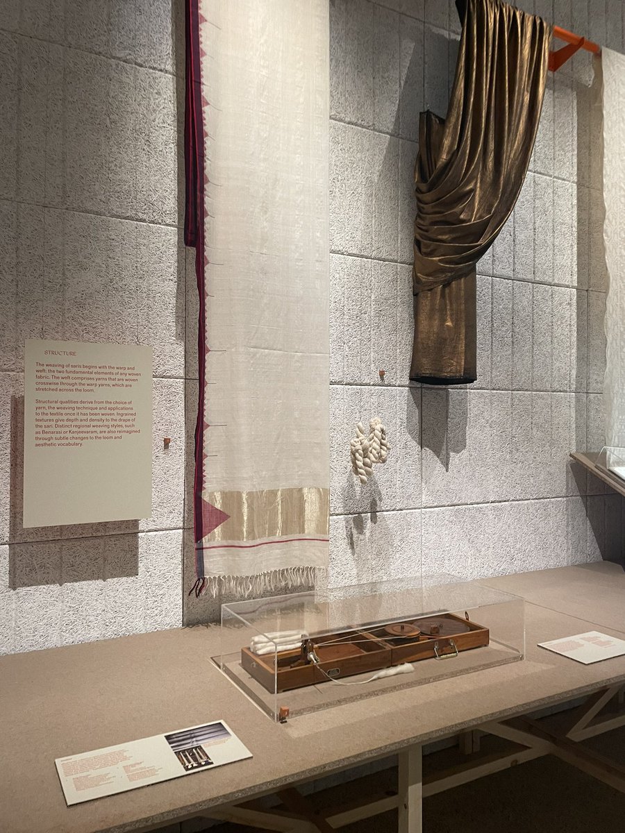 SCD_DT's tweet photo. Fashion and Textiles students should head to @DesignMuseum to catch ‘The Offbeat Sari’ exhibition. The gorgeous gowns on display were filled with years of history 🥻 https://t.co/pbxqcxfxak