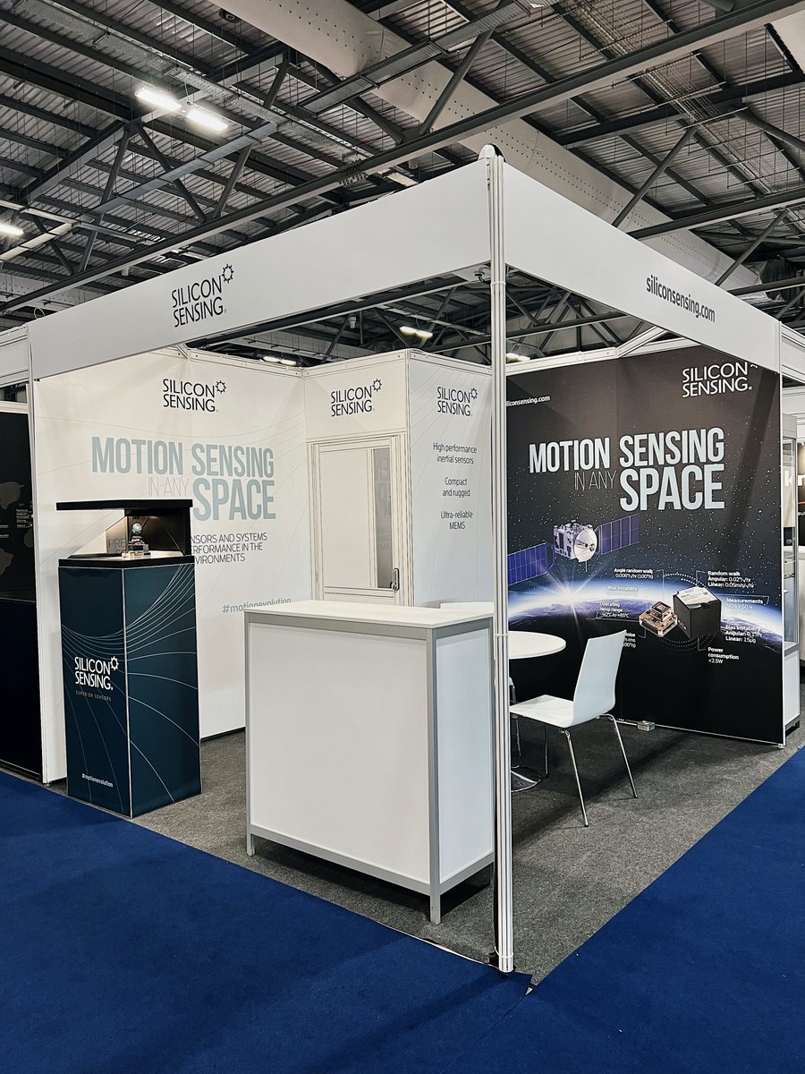 SiliconSensing's tweet image. The Silicon Sensing team is all setup and ready for tomorrow. We are looking forward to the first day of Space-Comm Expo 2023! Pop by Stand E9 to meet our team and immerse yourself in all things space.
#MotionEvolution #Space #SpaceExpo #SCE23 #UKSpace #UK #SpaceCommExpo2023