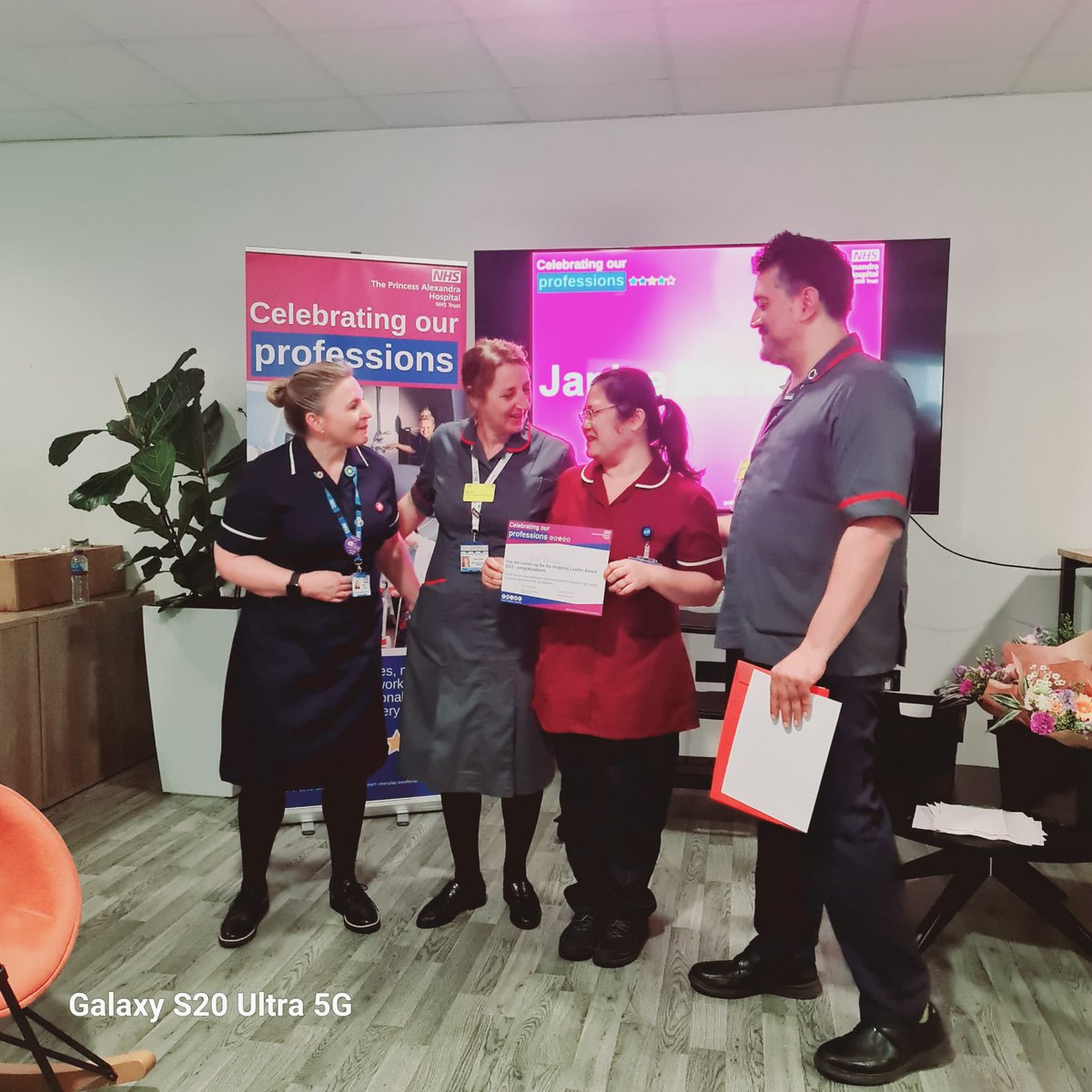 nicejaus's tweet photo. It was indeed a month of celebration for the @opal_unit team @NHSHarlow. Inspiring leader award, Rising Star award, Gold Medal from @ReconGamesUK 🎉👏Thank you to our PAH family and @GamesEoE, @GeraldineR16 @DebWhittaker2 🙏#OPALTeamRocks https://t.co/PwW8ORM72g