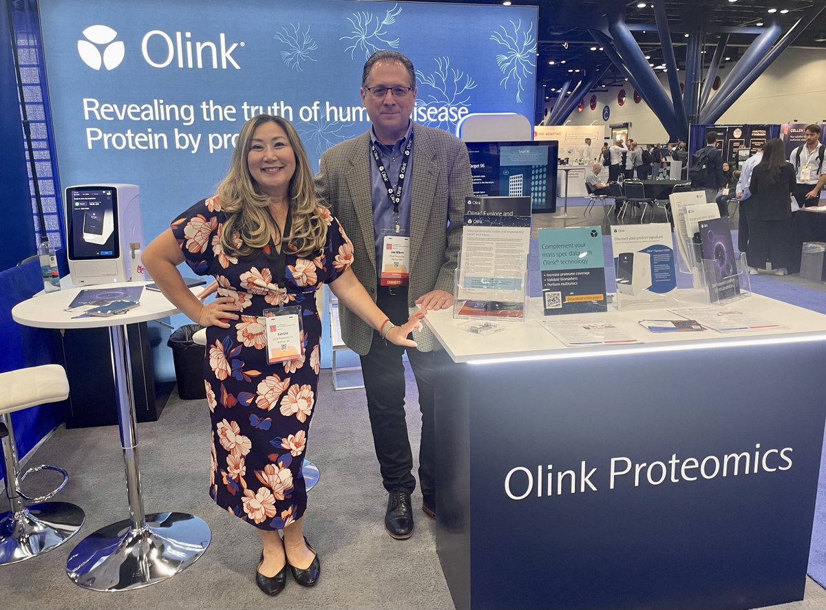 Live from #ASMS2023 in Houston! Curious to see how proteomics can complement #massspec? Stop by BOOTH #213 to meet our team and learn why proteomics is no longer just a 'nice to have' component of your research.

#proteomics #massspectrometry #biomarkerdiscovery