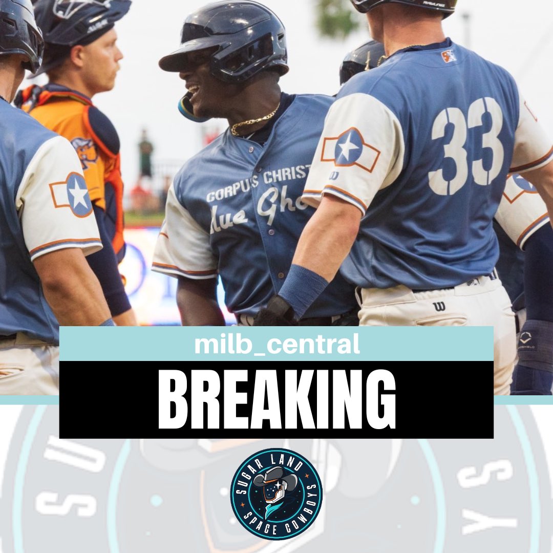 milb_central's tweet photo. The Houston Astros are promoting Quincy Hamilton to the Sugar Land Space Cowboys (AAA). Congratulations Quincy! https://t.co/Wl5Q5AeoLH
