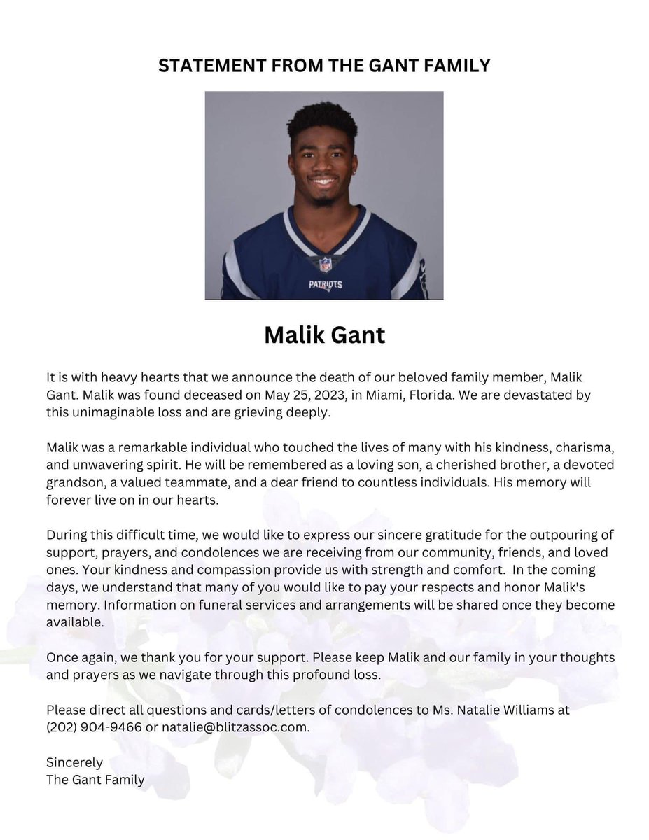 ThunderCast_Pod's tweet photo. This is absolutely devastating news from the Gant family.

Malik, as a Herd player, will forever be one of my favorites. So versatile. So fearless. 

As a person, I was never fortunate enough to meet him, but his smile was ever present.

Rest easy #29 
You are missed. 🦬⚡️🙏🏻⚡️🦬 https://t.co/hBLRp5FGfq