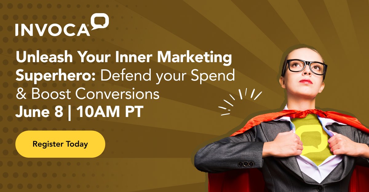 Is your paid search budget at risk? Join the Defend Your Spend webinar to learn how to keep your budget and drive even bigger results. Register now! lnkd.in/gJyqHdGK #marketingcampaign #contactcenter #conversationintelligence #AI #CI #marketing #paidmedia #sales